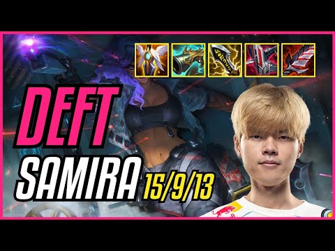 DEFT - SAMIRA vs KAI'SA ADC - KR CHALLENGER - PATCH 11.9