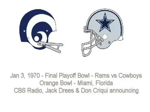 (RE-UPLOAD) 1969 Playoff Bowl