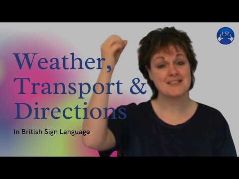 How to sign weather in BSL - with a few extras too!