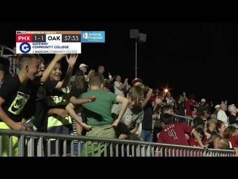 Federico Varela with a Goal vs. Oakland Roots SC