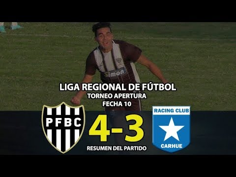 Puan F. Club vs Racing Club - Resumen (3-4) | Fecha 10 | Liga Regional de Fútbol