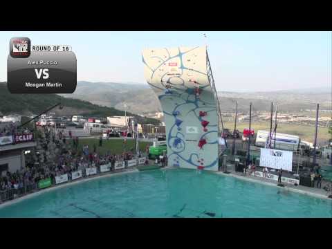 Round of 16 - Alex Puccio VS Meagan Martin - 2014 Clif Bar Psicobloc Masters