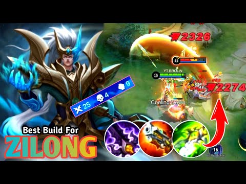 Zilong Full Damage Instant Delete Build !! Zilong Best Build 2023 ~ Mobile Legends