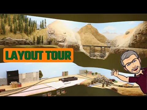 Tour My N Scale Model Railroad Layout