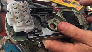 What’s Inside: Schlage Push Button Lock FE595