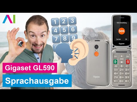Gigaset GL590 - Sprachausgabe • 📱 • 🗣 • 👂🏻 • Anleitung | Tutorial
