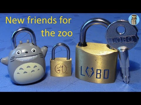 (picking 532) New animal padlocks for my zoo - thanks a lot to 'vde' for fun and unique locks