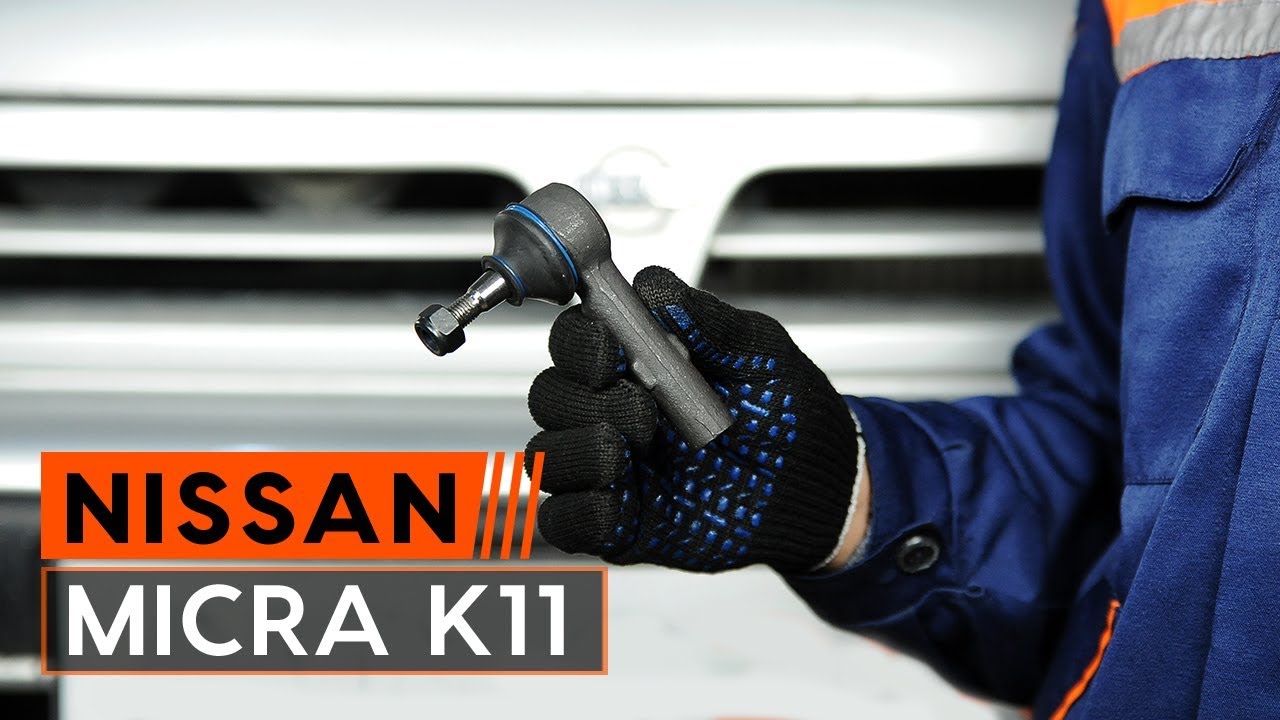 Kormányösszekötő gömbfej-csere Nissan Micra K11 gépkocsin – Útmutató