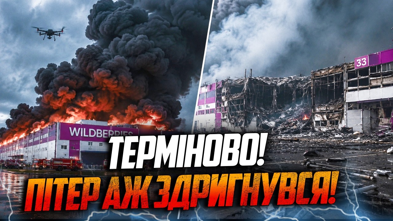 ⚡️«ДРОНЫ РАЗНОСЯТ WILDBERRIES!» Найбільший ПРИЛІТ у Пітері! Це треба бачити / РАЙ?