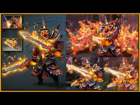 DOTA 2 EMBER SPIRIT MIX SET Fires of the Volcanic Guard + Rapiers of the Burning God