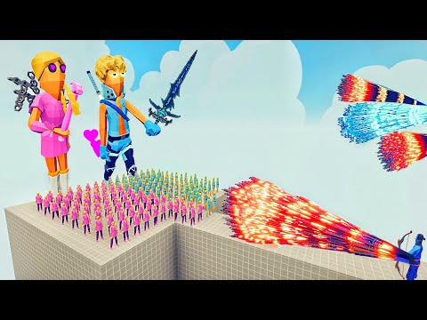 50x BARBIE + 50x KEN vs EVERY GOD - Totally Accurate Battle Simulator TABS