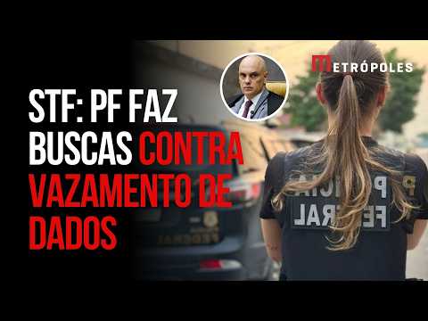 PF faz buscas contra vazamento de dados de autoridades; mulher de Moraes pode ter sido alvo