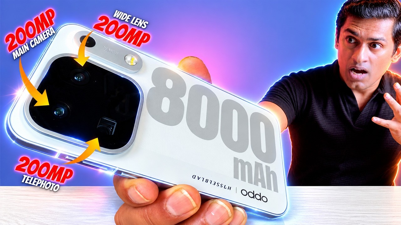 OPPO Find X10 Pro Max: 3× 200MP Cameras + 8000mAh Battery! 🔥