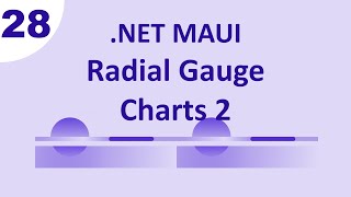 MAUI - Syncfusion : Data Visualization : Radial Gauge Charts 2 - Pointers and Annotations