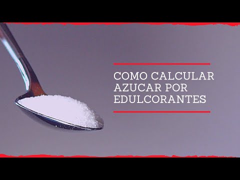 How to CALCULATE sugar from SWEETENERS ⚖️