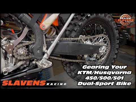 Gearing - KTM/HQV 450/500/501 Dual-Sport Models