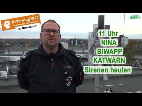Bundesweiter Warntag am 8. Dezember 2022 ab 11 Uhr