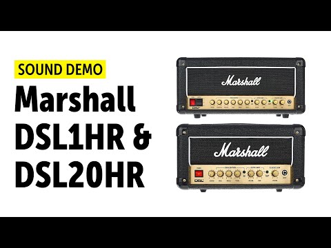 Marshall DSL1HR & DSL20HR Sound Demo (no talking)