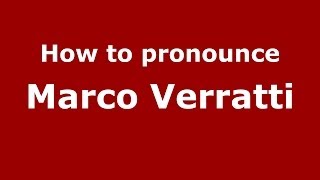 How to pronounce Marco Verratti