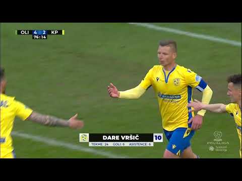 29.krog: Olimpija : Koper 6:2 ; Prva liga Telekom Slovenije 2020/2021