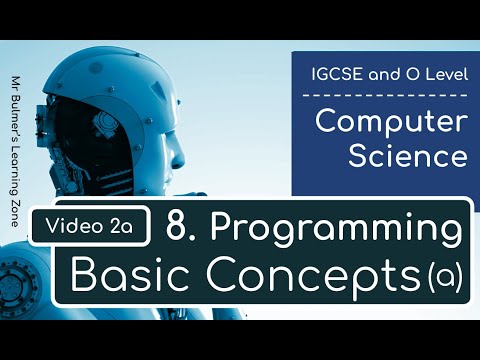 IGCSE Computer Science 2023-25 ​​- Topic 8: Programming (2a) - Basic Concepts