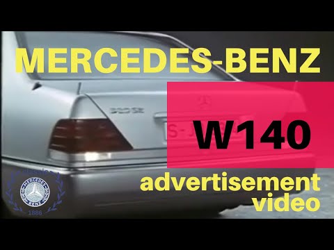 Mercedes-Benz W140 Official Advertisement Video 90’s