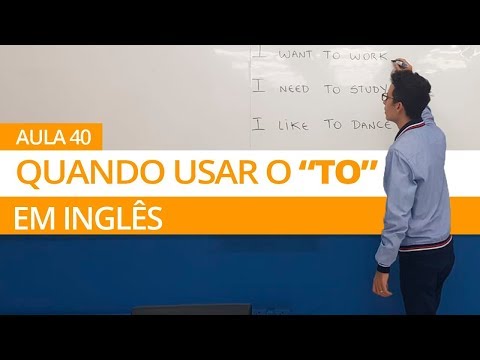 WHEN TO USE "TO" IN ENGLISH - CLASS 40 FOR BEGINNERS - PROFESSOR KENNY