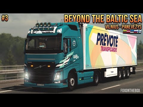 ETS2 Beyond The Baltic Sea DLC | Vilnius - Panevėžys | Volvo FH 460 2012 | Euro Truck Simulator 2