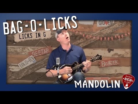 Mandolin Bag O' Licks in G! Learn to solo/improvise in the key of G!