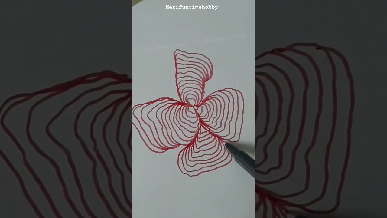 Easy Zentangle Pattern #Calmness #shortsfeed #art #zenart #drawing