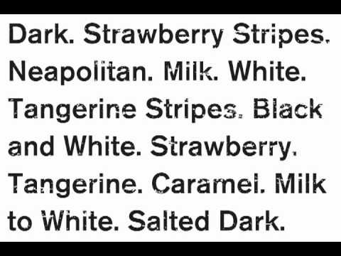 Chocolate Editions. Razzle Dazzle.