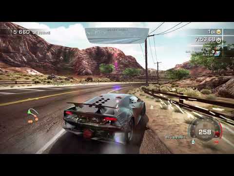 NFS Hot Pursuit Remastered (Sprint Race 40KM) With Lamborghini Sesto Elemento (No Commentary)