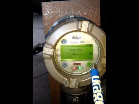 Draeger Polytron 8000 Password for calibration and settings