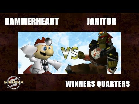 SNOSA 5 Winners Quarters - Janitor (Ganondorf) Vs. HAMMERHEART (Dr. Mario) Super Smash Bros - SSB64