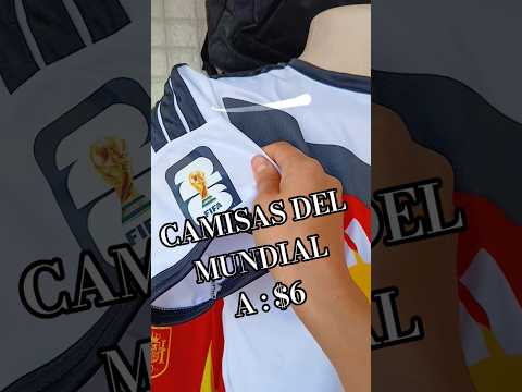 camisas del mundial a $6 envíos en santa ana y candelaria de la frontera 😍✨️✨️✨️#fifa #panini#camisa