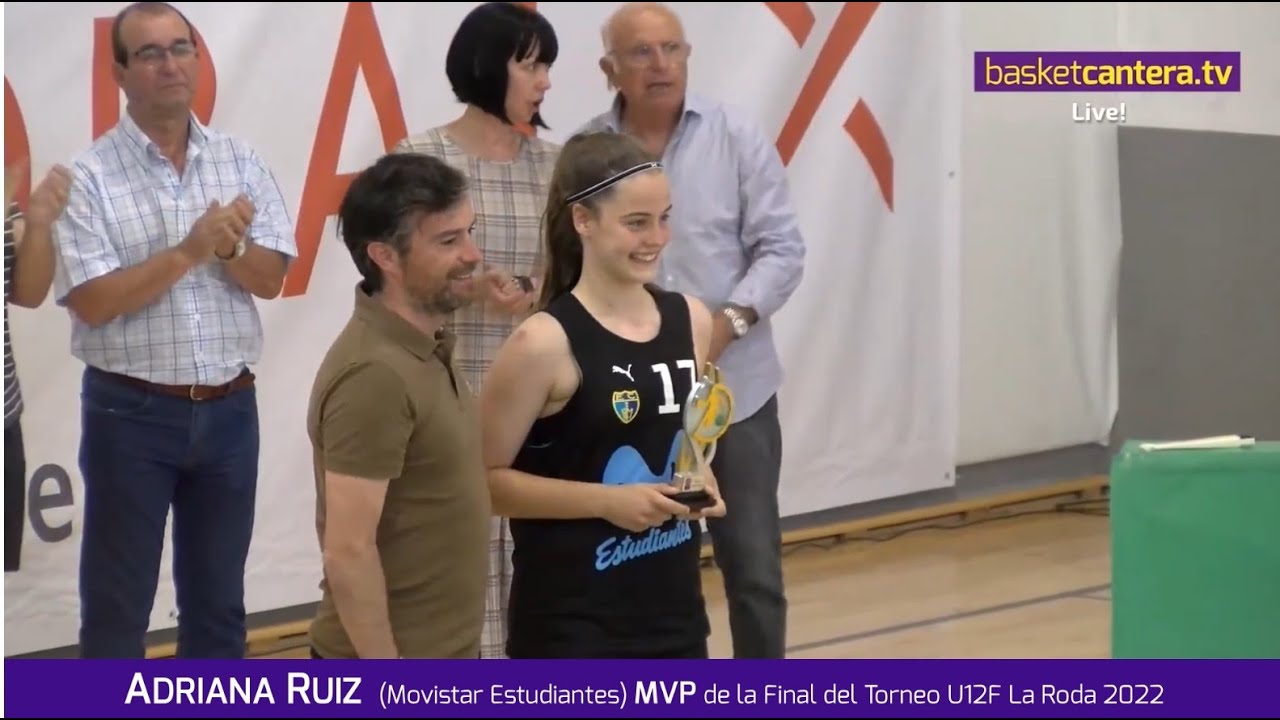 ADRIANA RUIZ ('10) CB Estudiantes. MVP de la Final del Torneo U12F La Roda 2022 #BasketCantera.TV