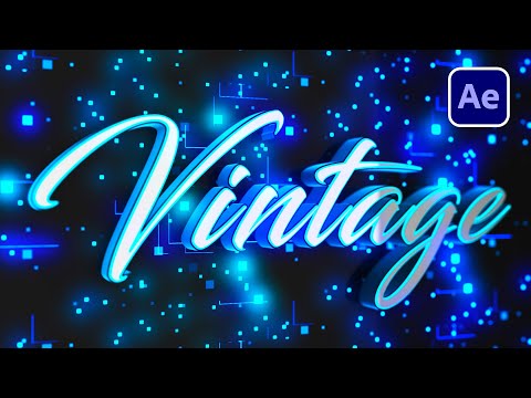 Easy After Effects Tutorial Particles Logo Text Animation Download Free Template