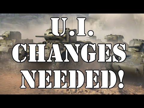 U.I. CHANGES NEEDED!