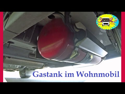 Fest eingebauter Gastank im Wohnmobil - Nr. 119