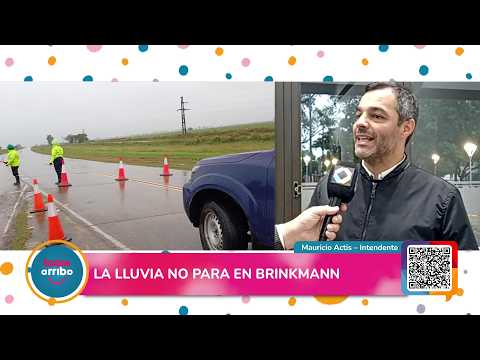 LA LLUVIA NO PARA EN BRINKMANN | Entrevista al Intendente Mauricio Actis