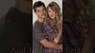 Back To December | Taylor Swift and Taylor Lautner💔 #shorts #taylorswift