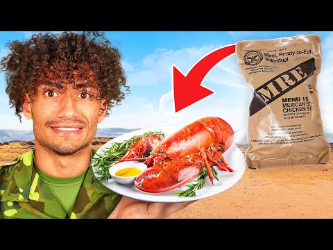 Eating ONLY Military Food for 24 HOURS!!