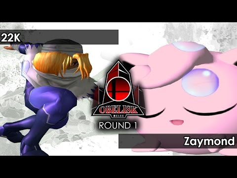 Melee: 22K (Sheik) V Zaymond (Jigglypuff) - Obelisk 39 Tournament SSBM
