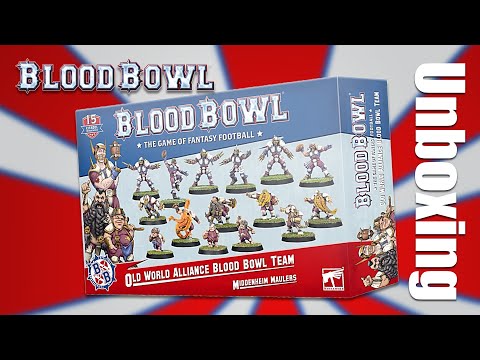 Unboxing Middenheim Maulers Old World Alliance Team Blood Bowl Gutter Bowl #boardgames