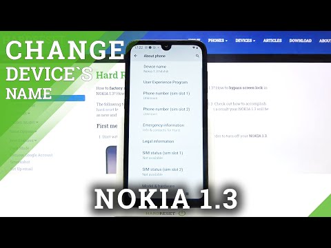 How to Change Device Name in NOKIA 1.3 – Rename Device