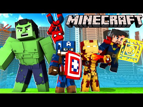 LA MIGLIORE MOD DEI SUPER EROI SU MINECRAFT - MARVEL E DC