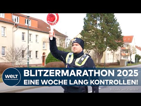 BLITZERMARATHON 2025: Ab Montag eine Woche lang Tempo-Kontrollen in ganz Deutschland