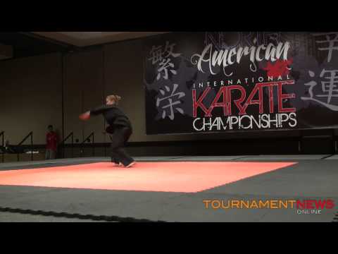 Tressa Young Adult Black Belt Grands at North American International Karate Championship 2013