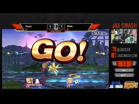 Jax Smash Weekly 6/2/16 - Psych(Lucas) Vs. Blake(ZSS) LR4 WiiU