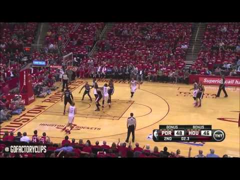 James Harden & Chandler Parsons Full Combined Highlights vs Trail Blazers - 2014 Playoffs West R1G1